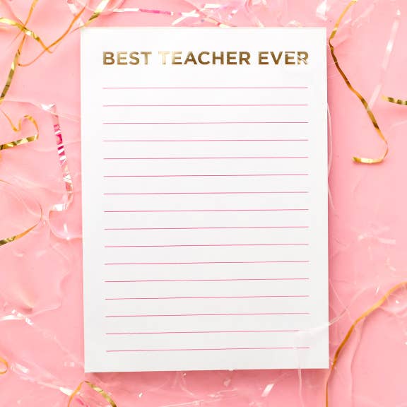 Notepad - Teacher Appreciation - The Pink Pineapple 850