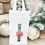 Nutcracker Champagne Christmas Wine Bag - The Pink Pineapple 850