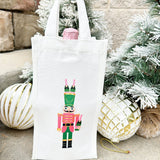 Nutcracker Champagne Christmas Wine Bag - The Pink Pineapple 850
