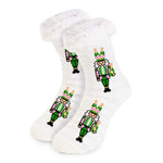 Nutcracker Champagne Slipper Socks - The Pink Pineapple 850
