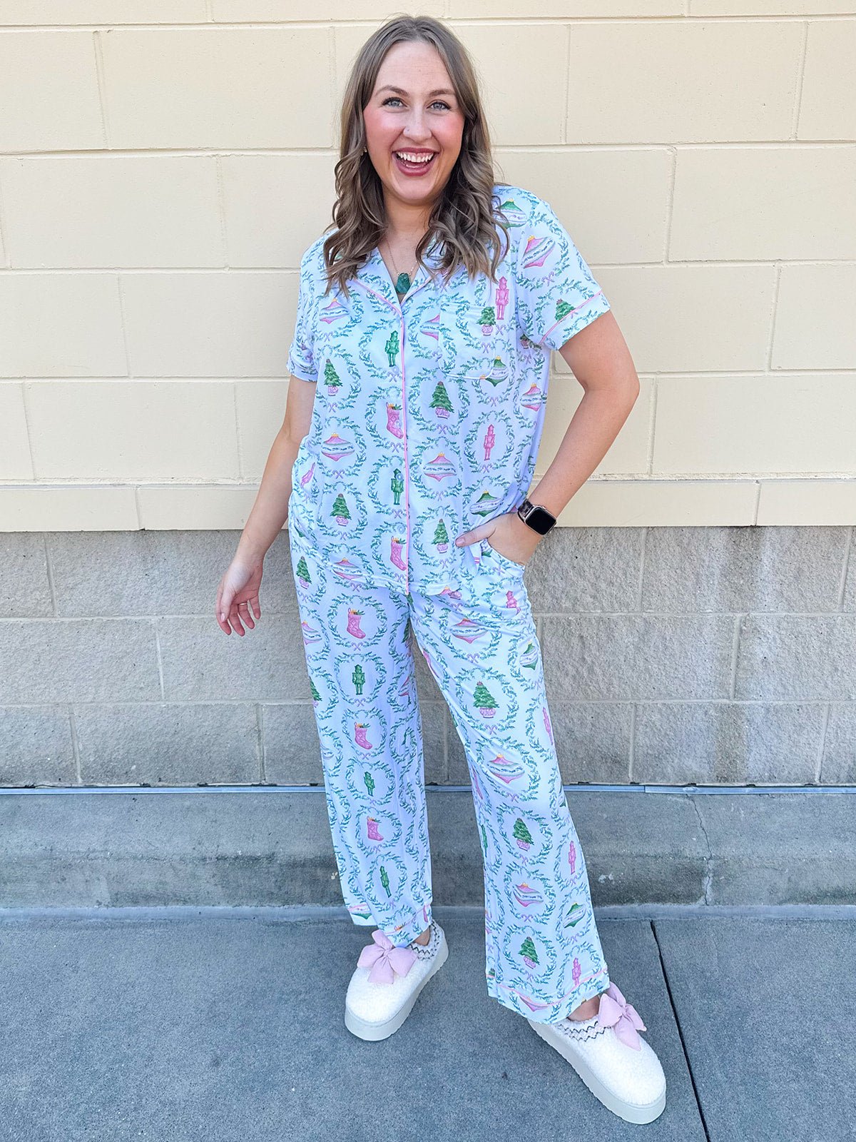 Nutcracker Charm Pajama Set - The Pink Pineapple 850