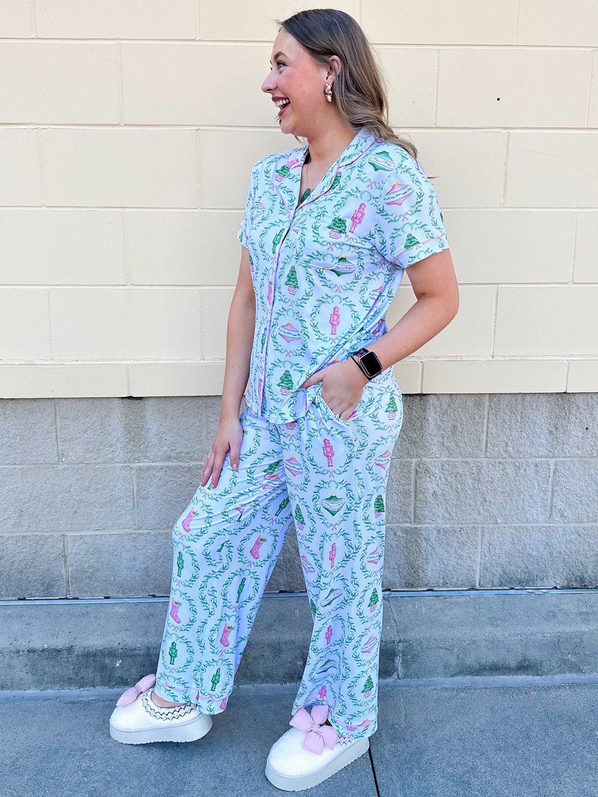 Nutcracker Charm Pajama Set - The Pink Pineapple 850