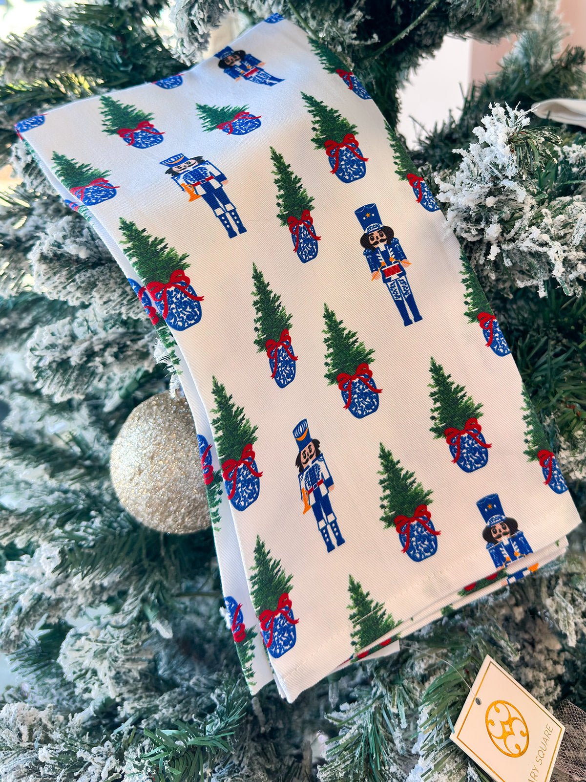 Nutcracker Dreams Printed Tea Towel - The Pink Pineapple 850