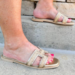 [Oasis Society] Ena Raffia H - Cutout Slides - The Pink Pineapple 850