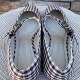 [Oasis Society] Soho Coffee Gingham Ballet Flat - The Pink Pineapple 850