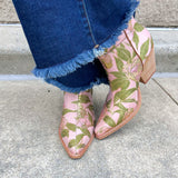 [Oasis Society] Tesha Rose Garden Western Boots - The Pink Pineapple 850