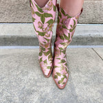 [Oasis Society] Tesha Rose Garden Western Boots - The Pink Pineapple 850