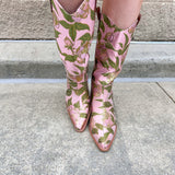 [Oasis Society] Tesha Rose Garden Western Boots - The Pink Pineapple 850