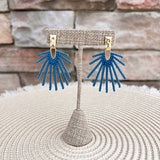 Ocean Glow Drop Earrings in Slate Blue - The Pink Pineapple 850