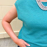 Ocean Mist Knit Top - The Pink Pineapple 850