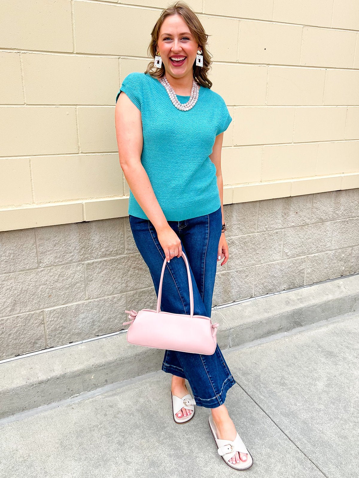 Ocean Mist Knit Top - The Pink Pineapple 850