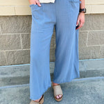 Off Duty Striped Pants - The Pink Pineapple 850