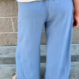 Off Duty Striped Pants - The Pink Pineapple 850