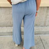 Off Duty Striped Pants - The Pink Pineapple 850