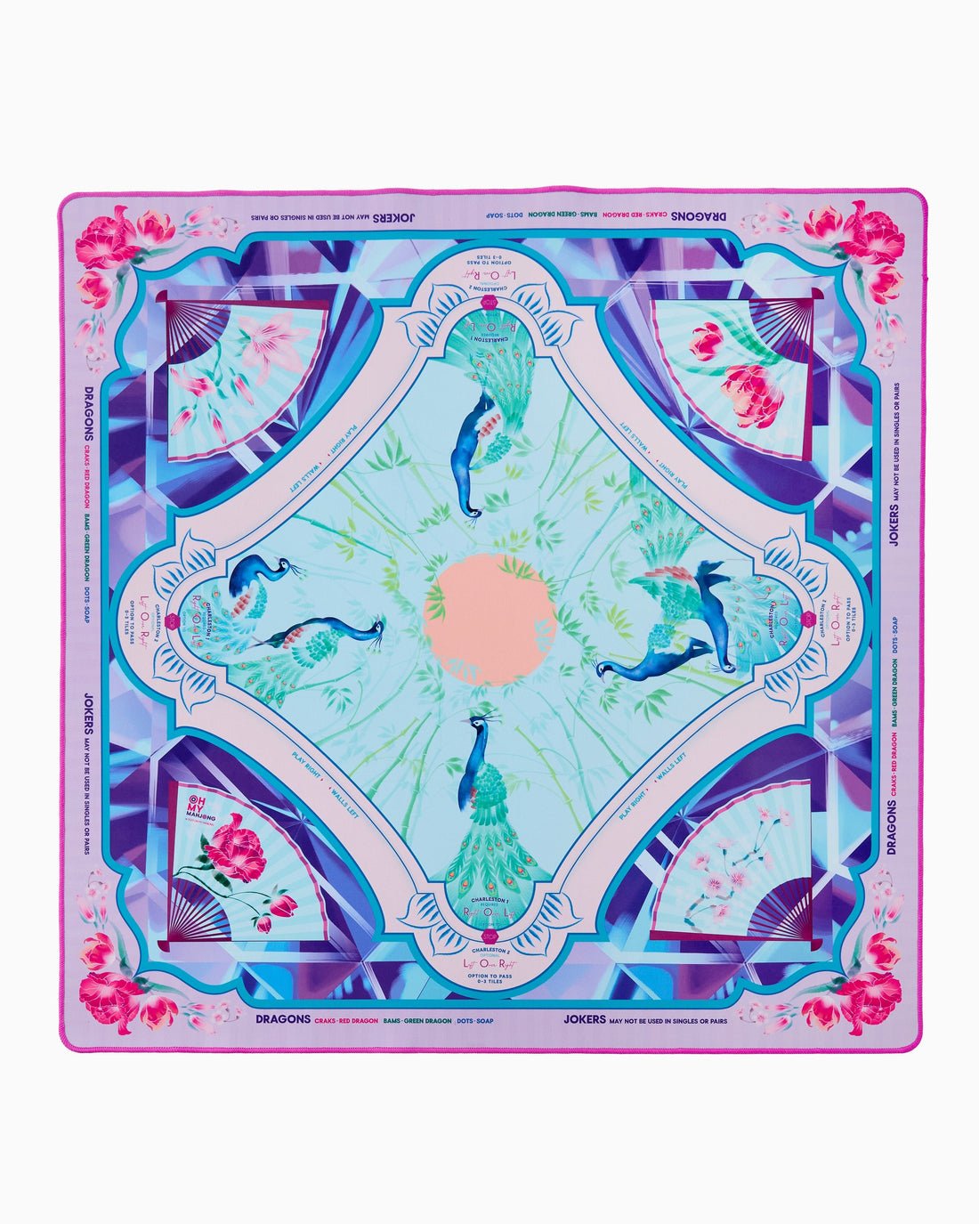 [Oh My Mahjong] Amethyst Mahjong Mat. - The Pink Pineapple 850