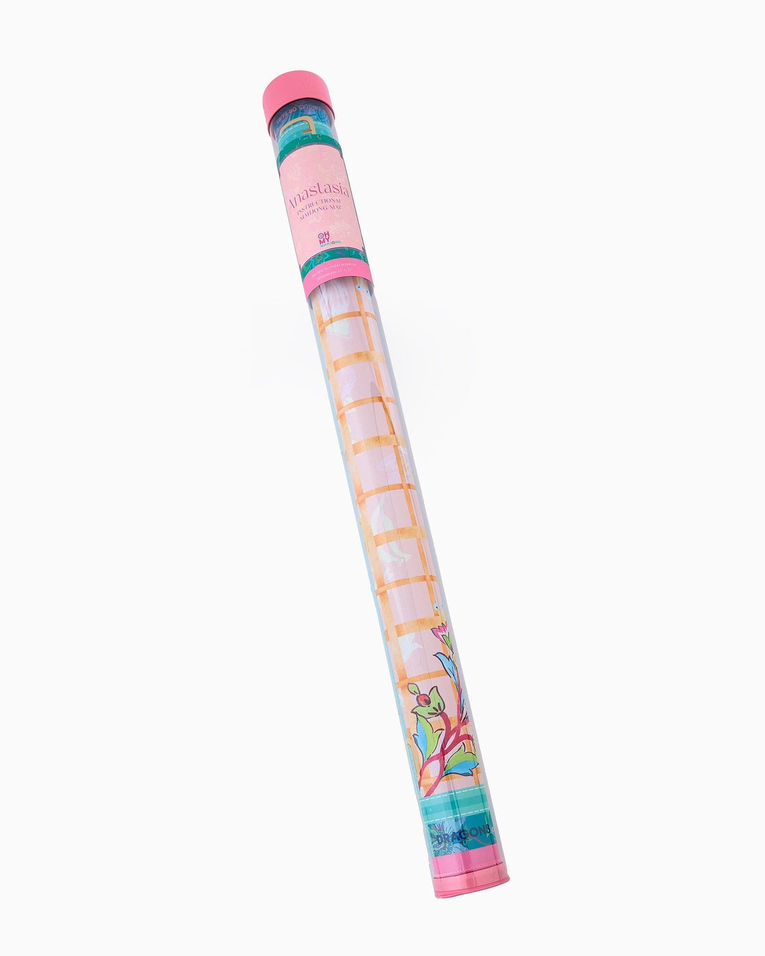 [Oh My Mahjong] Anastasia Mahjong Mat in Tube - The Pink Pineapple 850