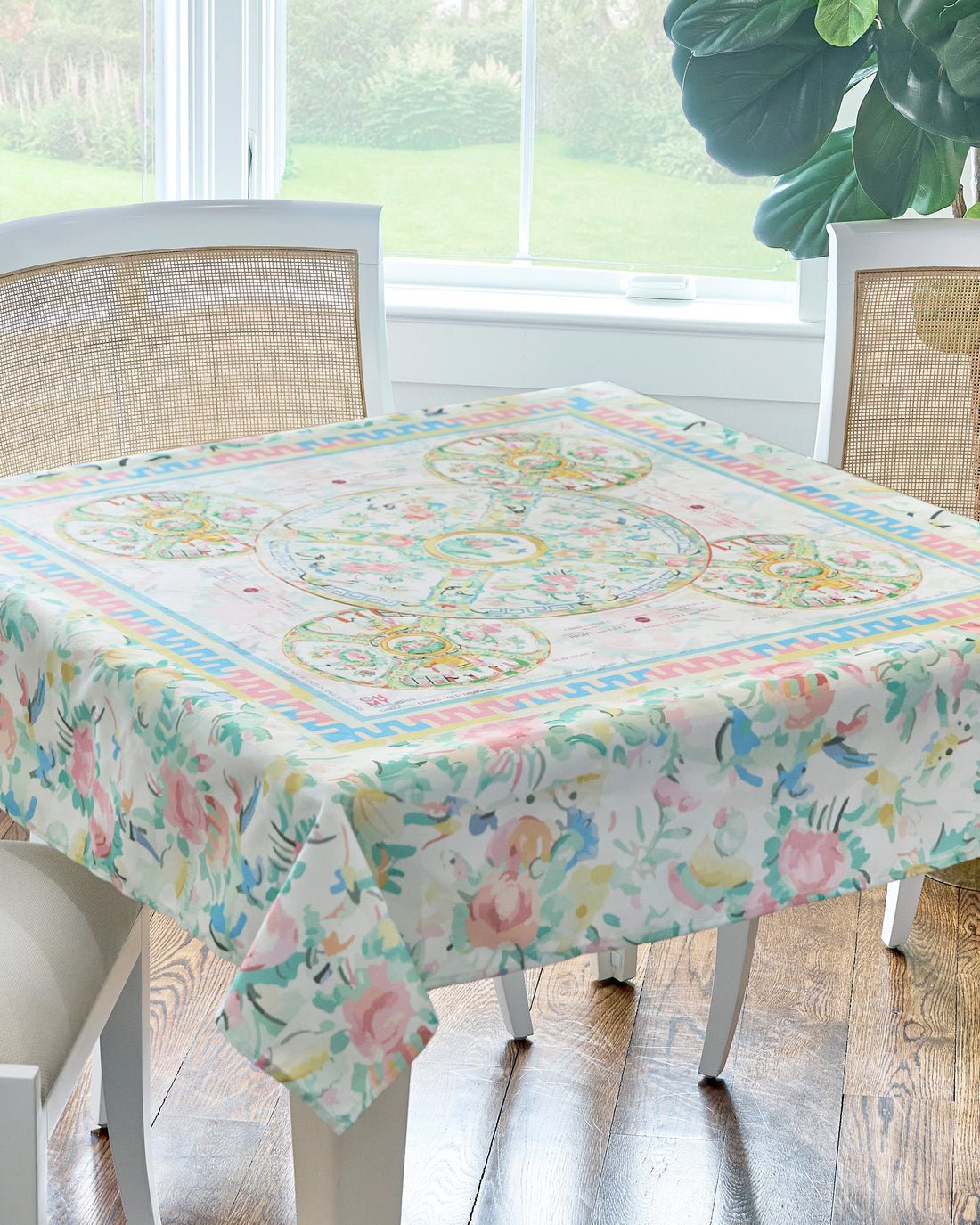 [Oh My Mahjong] Aristocrat Mahjong Tablecloth - The Pink Pineapple 850