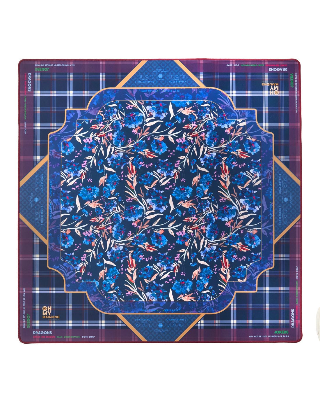 [Oh My Mahjong] Astor Mahjong Mat - The Pink Pineapple 850