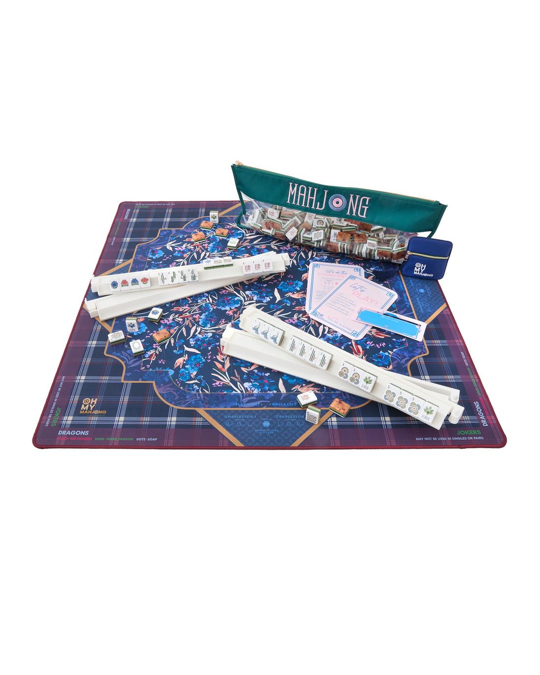 [Oh My Mahjong] Astor Mahjong Mat - The Pink Pineapple 850