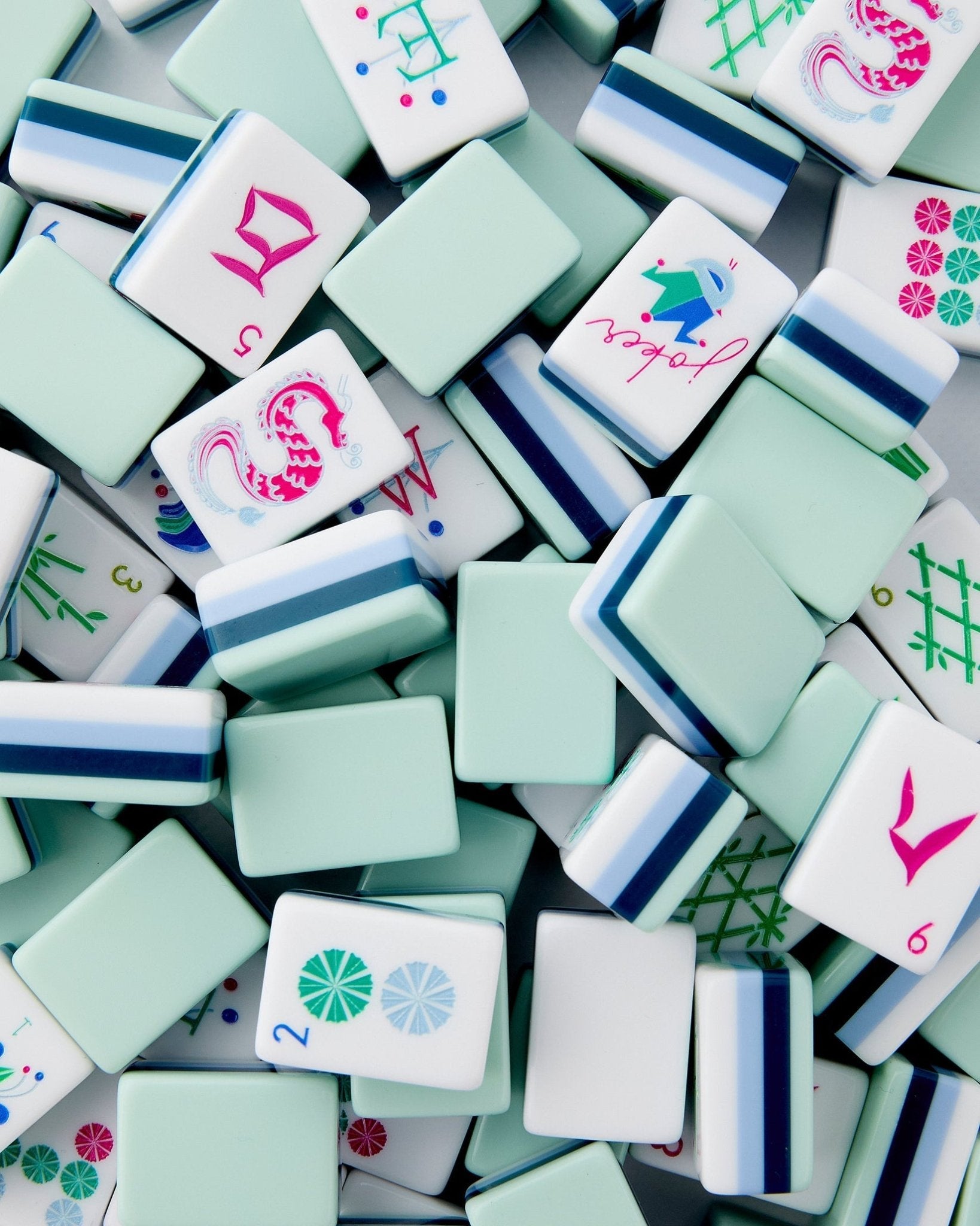 [Oh My Mahjong] Birdie Mahjong Tiles - The Pink Pineapple 850
