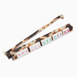 [Oh My Mahjong] Blonde Tortoise Shell Mahjong Rack & Pusher Set - The Pink Pineapple 850