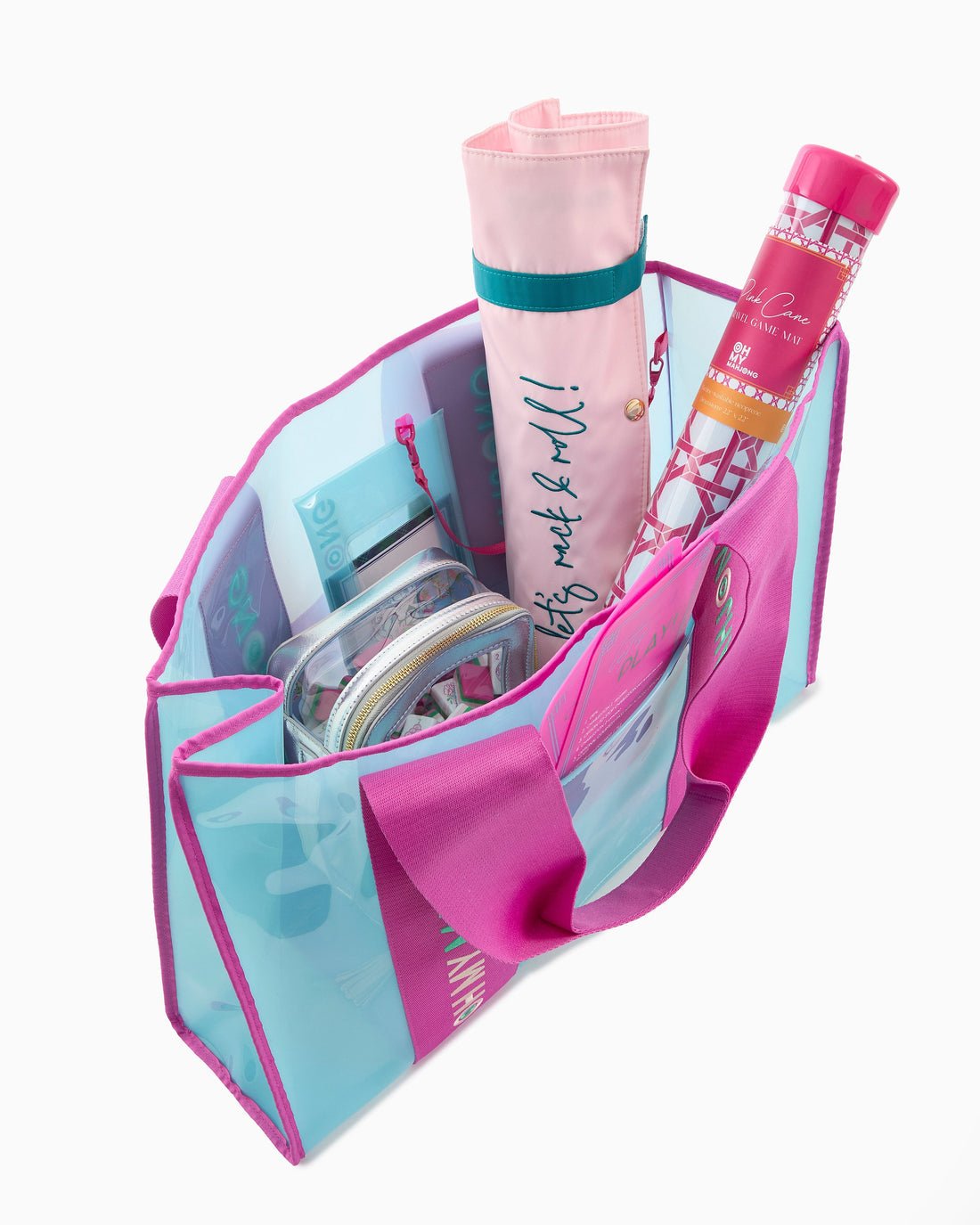 [Oh My Mahjong] Blue Beach Bag - The Pink Pineapple 850