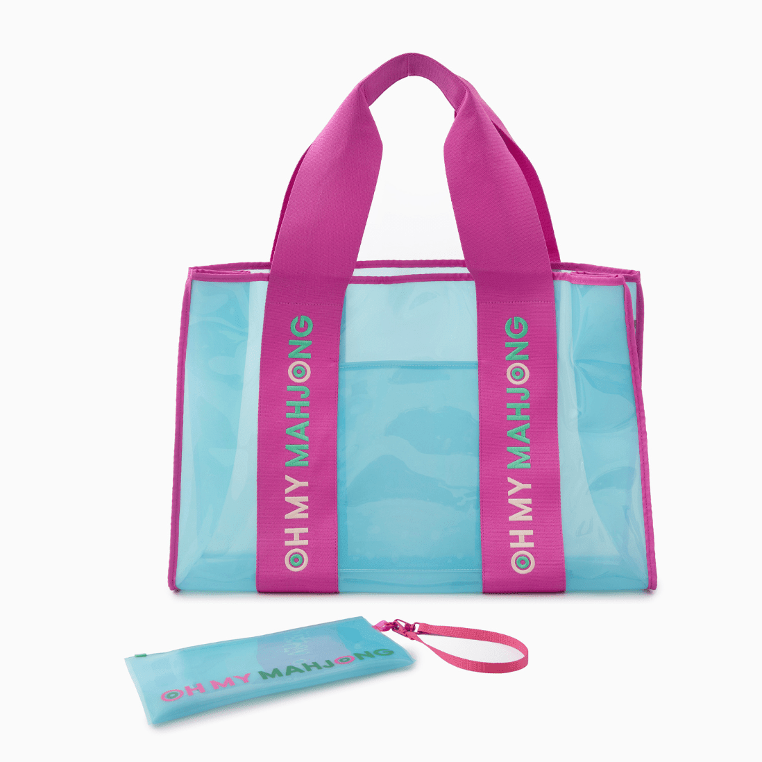 [Oh My Mahjong] Blue Beach Bag - The Pink Pineapple 850