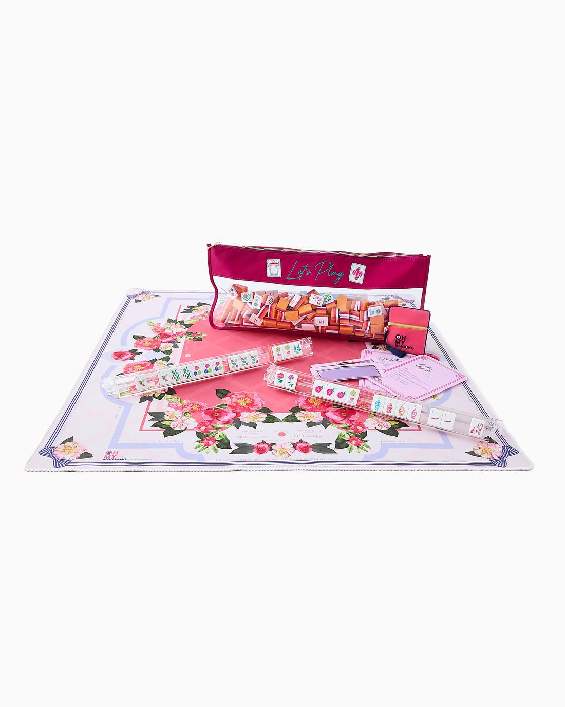 [Oh My Mahjong] Camellia Mat - The Pink Pineapple 850