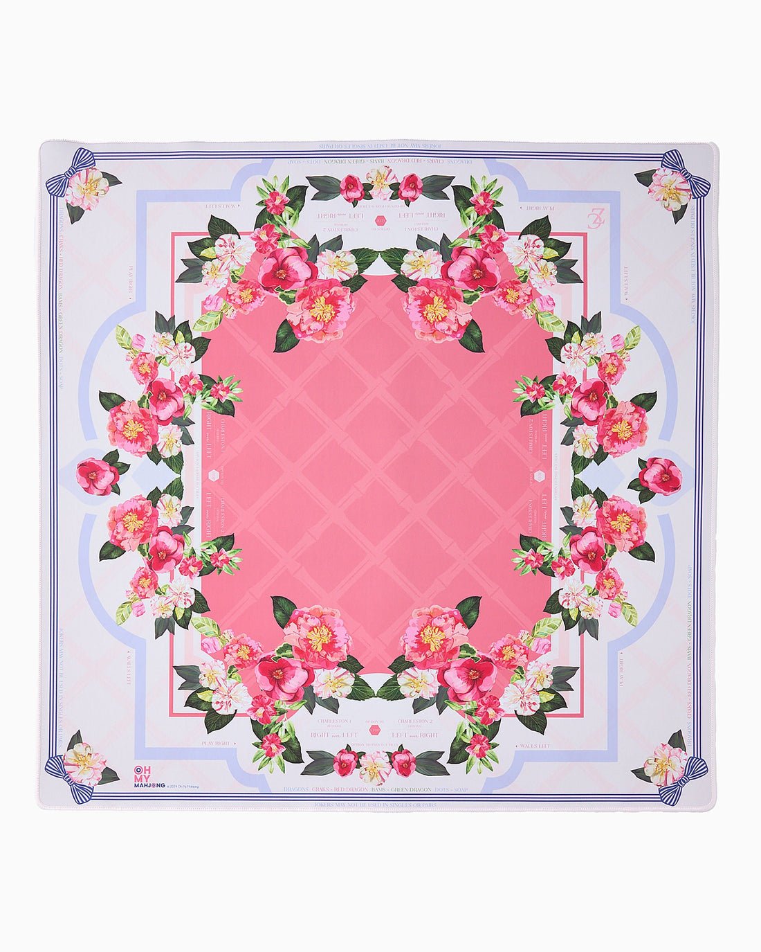 [Oh My Mahjong] Camellia Mat - The Pink Pineapple 850