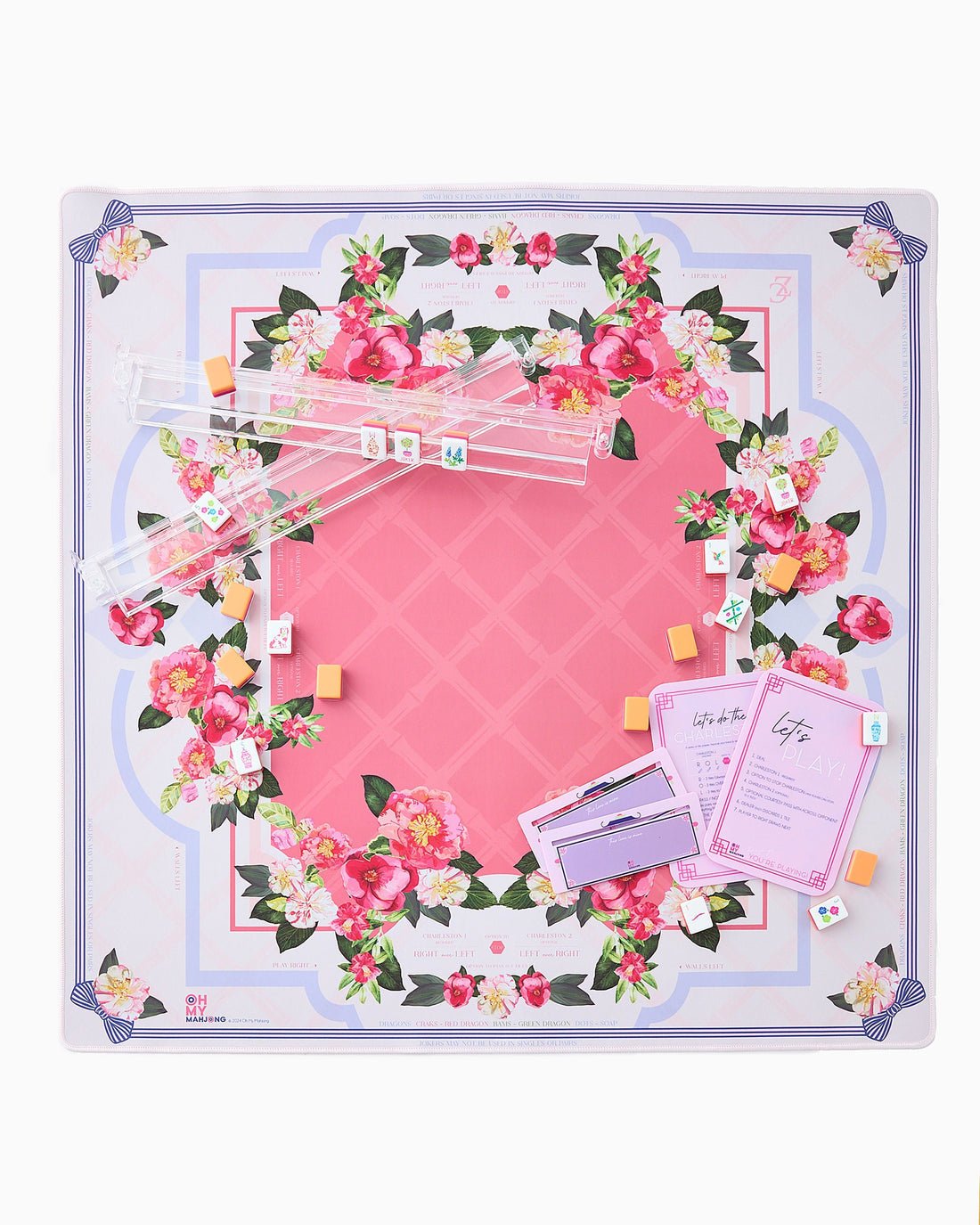 [Oh My Mahjong] Camellia Mat - The Pink Pineapple 850