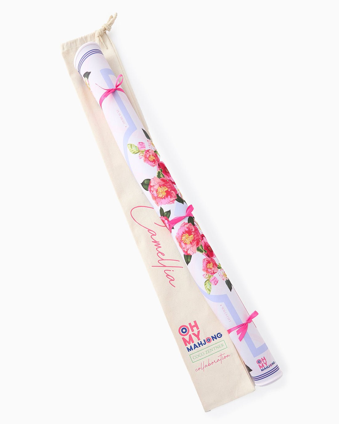 [Oh My Mahjong] Camellia Mat - The Pink Pineapple 850