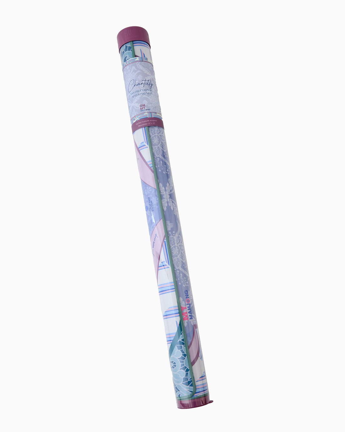 [Oh My Mahjong] Chantilly Mahjong Mat in Tube - The Pink Pineapple 850