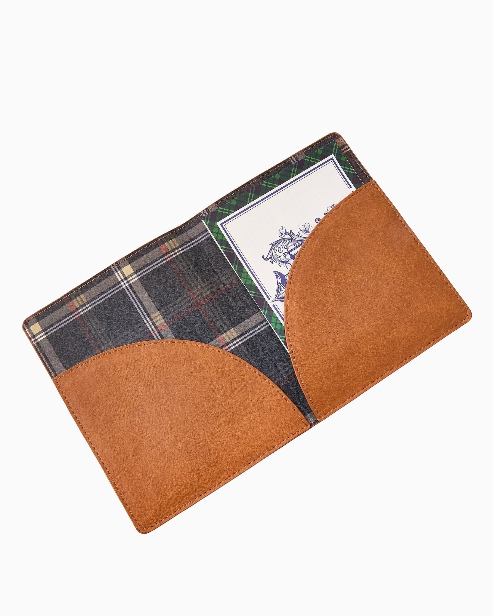 [Oh My Mahjong] Cognac Mahjong Card Folio - The Pink Pineapple 850