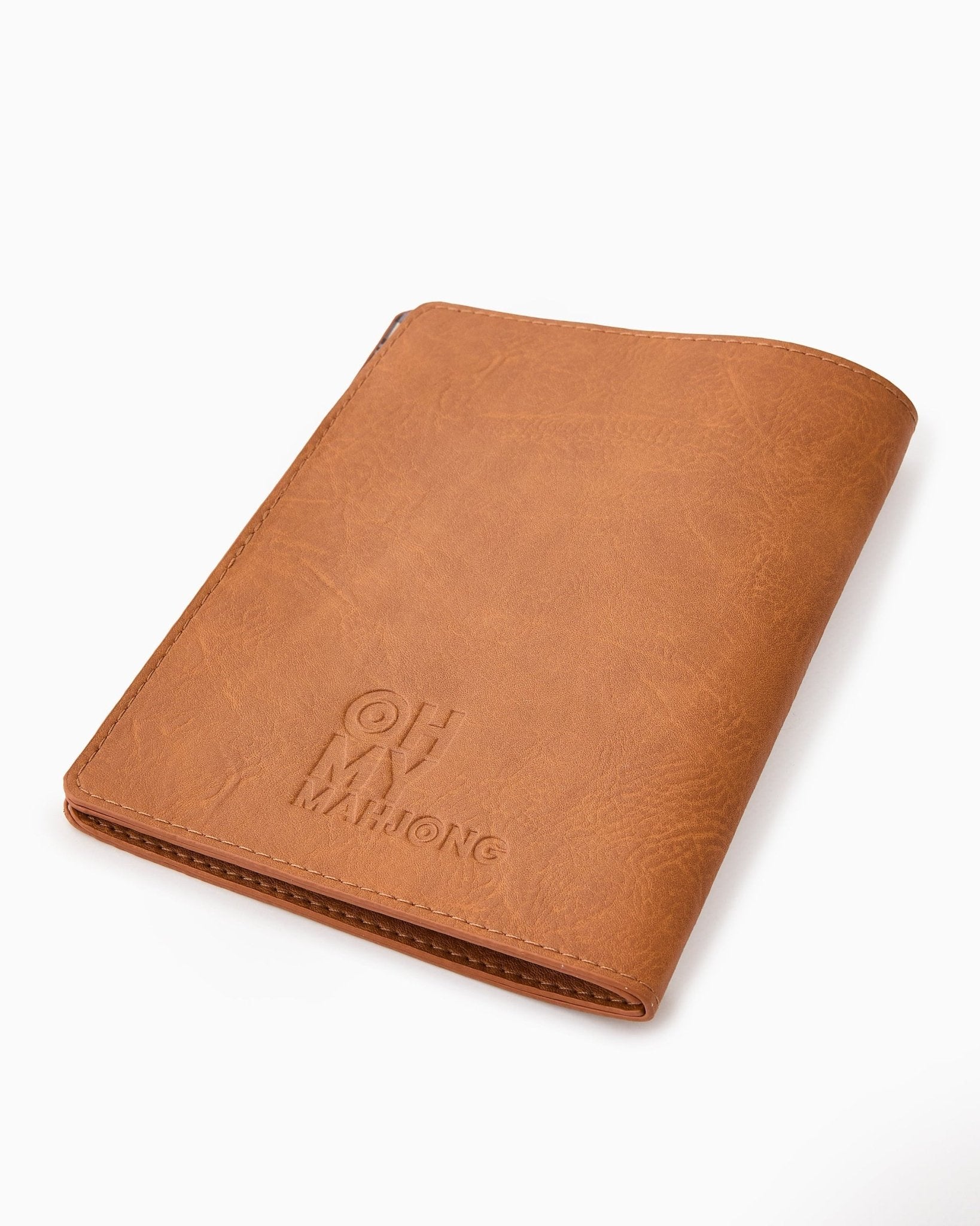 [Oh My Mahjong] Cognac Mahjong Card Folio - The Pink Pineapple 850