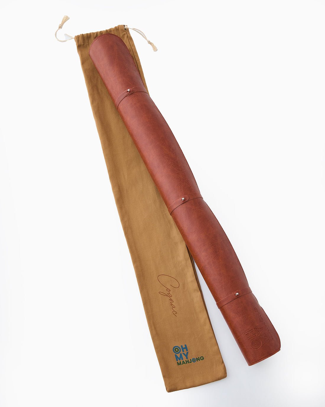 [Oh My Mahjong] Cognac Mahjong Mat - The Pink Pineapple 850