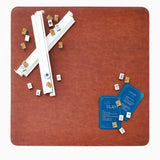 [Oh My Mahjong] Cognac Mahjong Mat - The Pink Pineapple 850