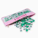 [Oh My Mahjong] Cotton Candy Monkey Mahjong Bag. - The Pink Pineapple 850