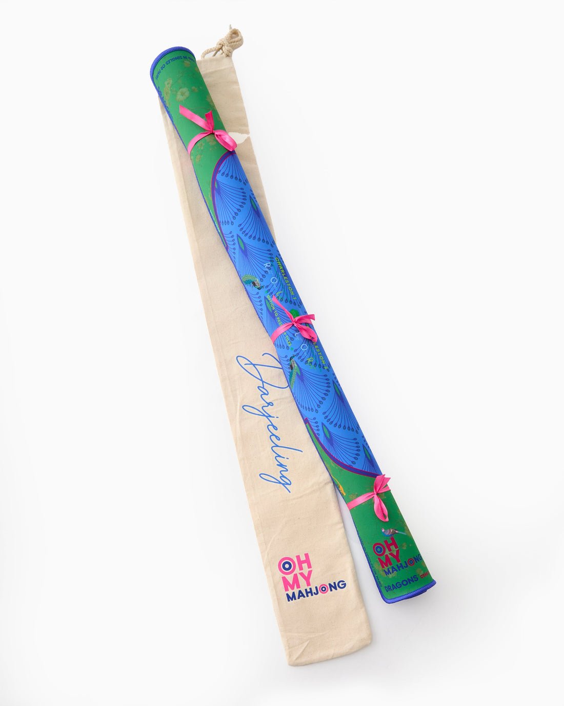 [Oh My Mahjong] Darjeeling Mahjong Mat. - The Pink Pineapple 850