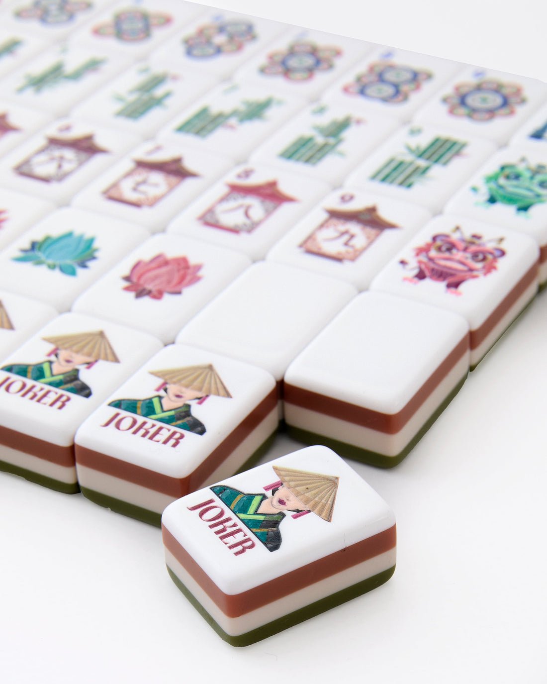 [Oh My Mahjong] Drake Mahjong Tiles - The Pink Pineapple 850