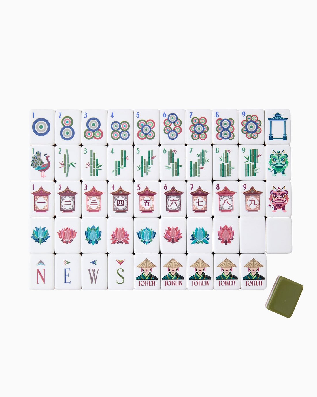 [Oh My Mahjong] Drake Mahjong Tiles - The Pink Pineapple 850