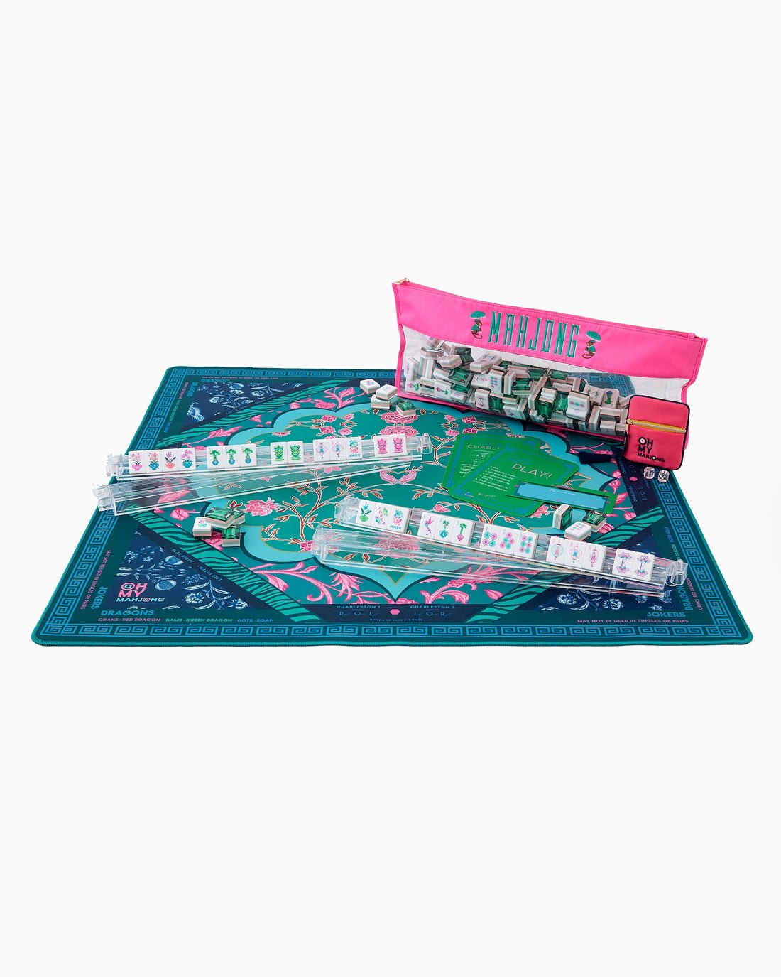 [Oh My Mahjong] Emerald Mahjong Starter Set - The Pink Pineapple 850