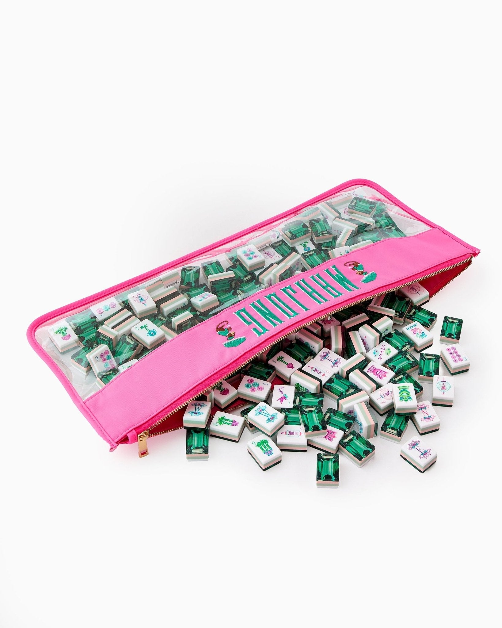 [Oh My Mahjong] Emerald Mahjong Tiles - Preorder - The Pink Pineapple 850