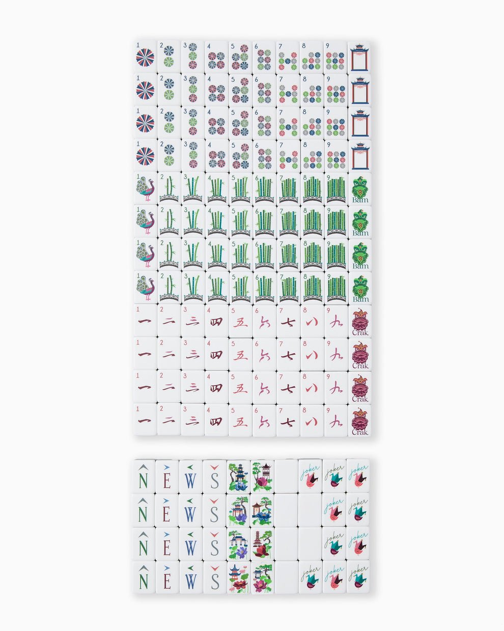 [Oh My Mahjong] Gatsby Mahjong Tiles - Preorder - The Pink Pineapple 850