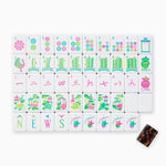 [OH MY MAHJONG] Glow Wild Mahjong Tiles - The Pink Pineapple 850
