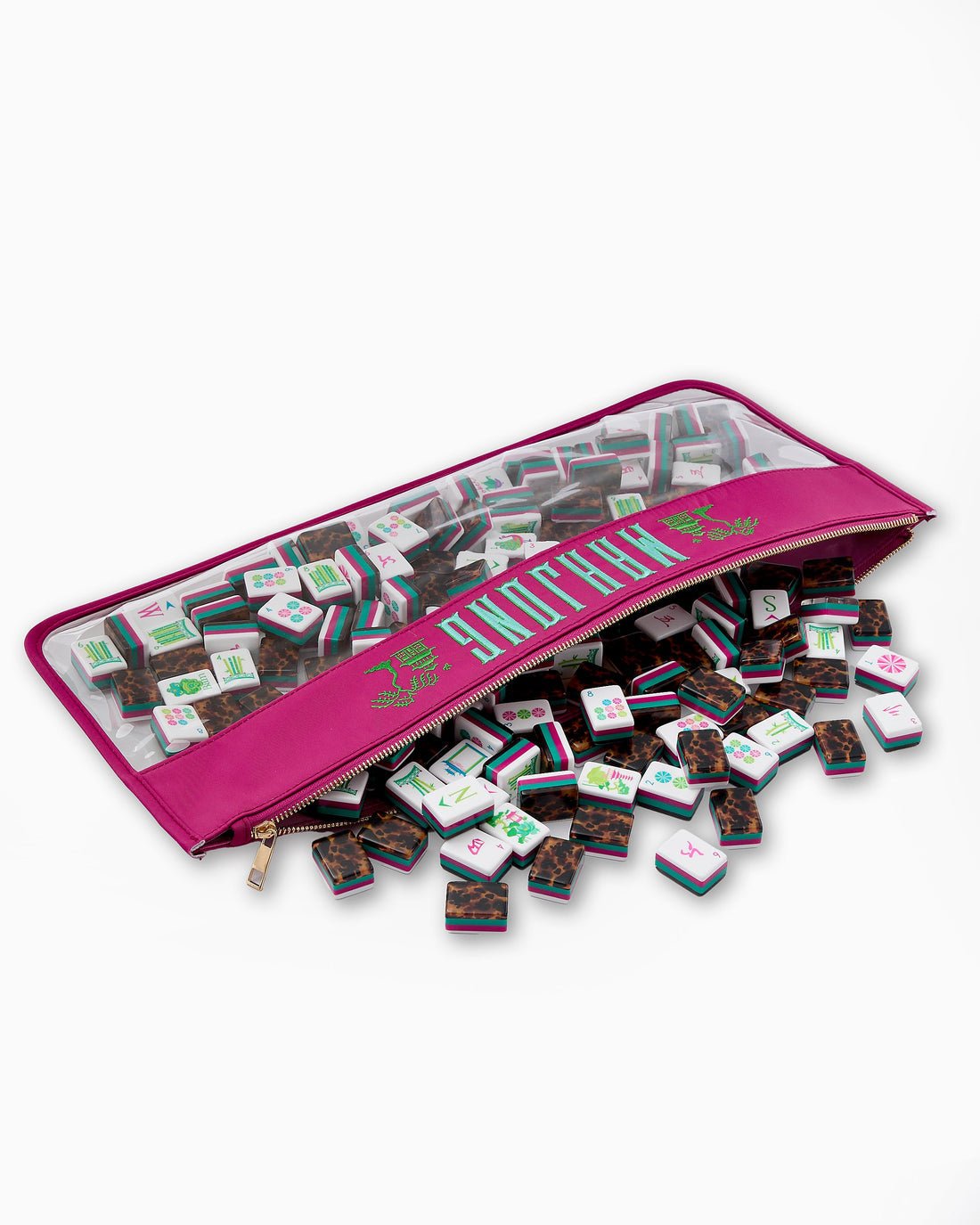 [OH MY MAHJONG] Glow Wild Mahjong Tiles - The Pink Pineapple 850