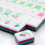 [OH MY MAHJONG] Glow Wild Mahjong Tiles - The Pink Pineapple 850