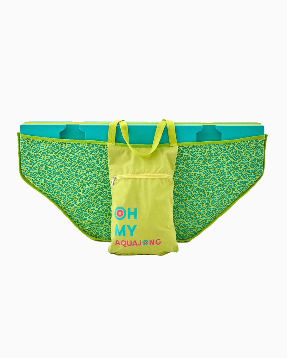 [Oh My Mahjong] Green Aqua Jong Pool Mat - The Pink Pineapple 850