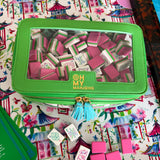 [Oh My Mahjong] Green Mahjong Tile Storage Bag - The Pink Pineapple 850
