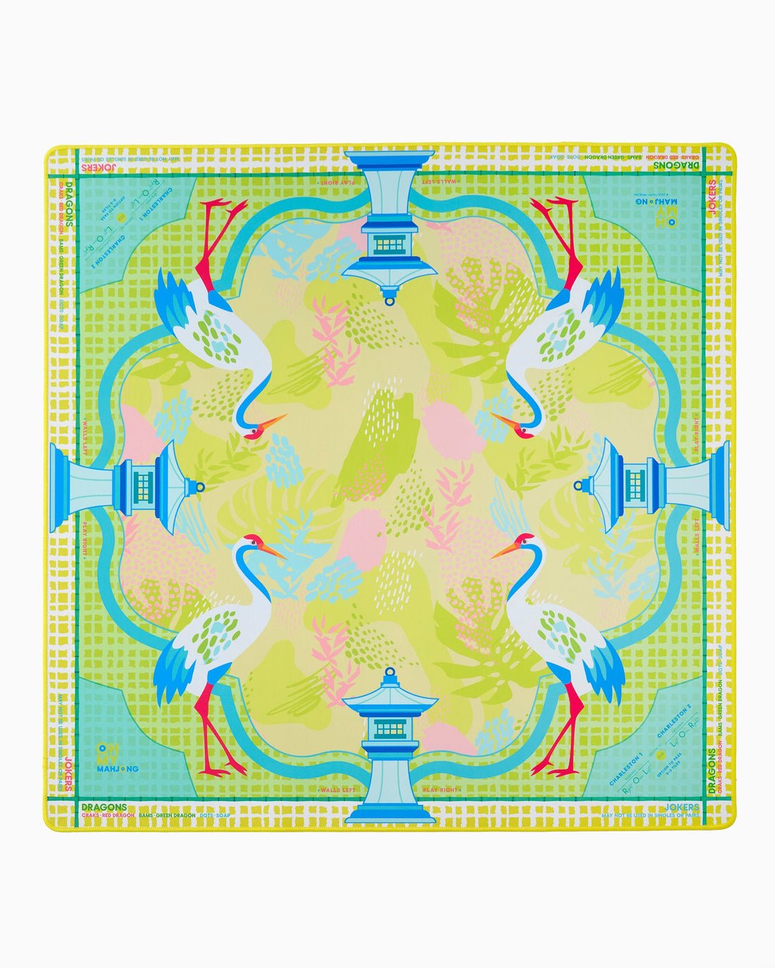 [Oh My Mahjong] Hampton Mat in Tube - The Pink Pineapple 850
