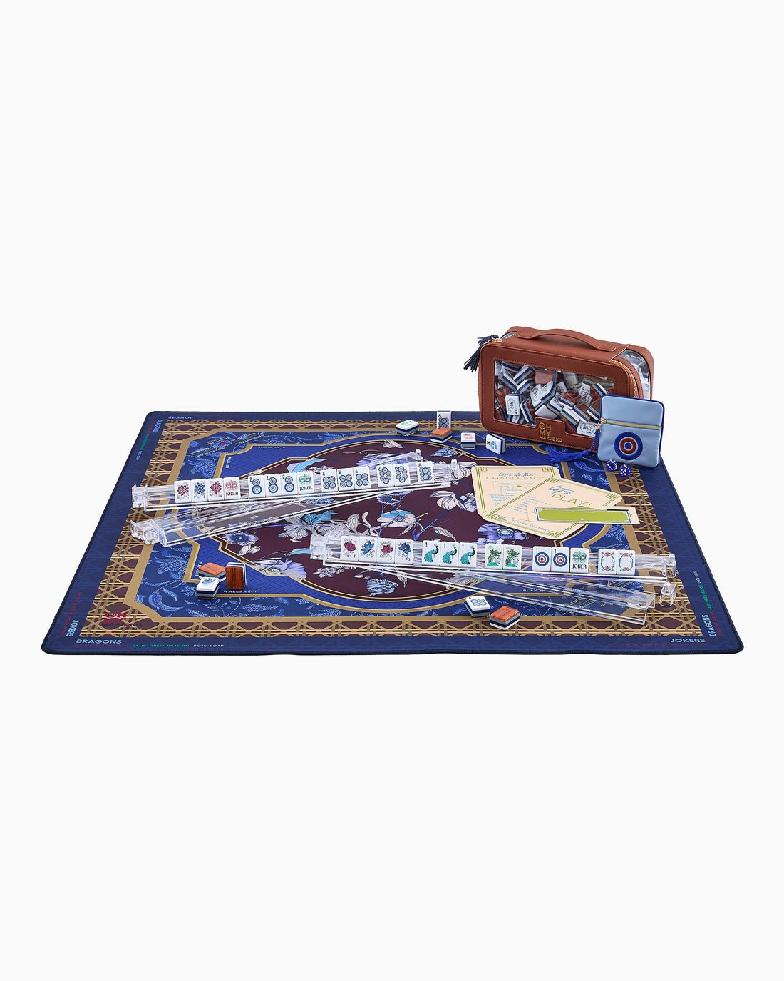 [Oh My Mahjong] Hawthorne Mahjong Mat in Tube - The Pink Pineapple 850
